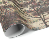 Vintage Kerstmis, Victoriaans kerstman in Sleigh Cadeaupapier (Rol Hoek)