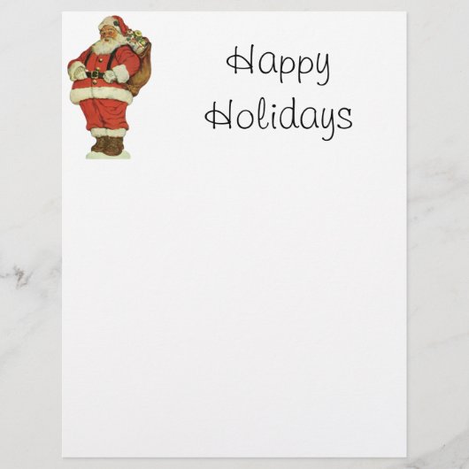 Vintage Kerstmis, Victoriaans kerstman met speelgo (Voorkant)