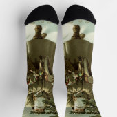 Vintage Kerstmis, Victoriaans kerstman met speelgo Sokken (Top)