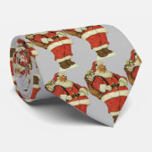 Vintage Kerstmis, Victoriaans kerstman met speelgo Stropdas (Opgerold)