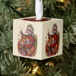 Vintage Kerstmis, Victoriaans kerstspeelgoed Decoratie