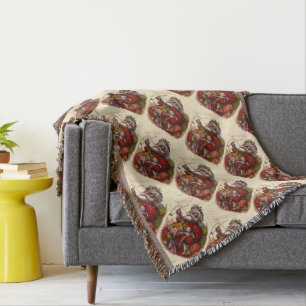 Vintage Kerstmis, Victoriaans kerstspeelgoed Deken