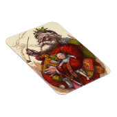 Vintage Kerstmis, Victoriaans kerstspeelgoed Magneet (Rechterzijde)