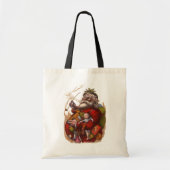 Vintage Kerstmis, Victoriaans kerstspeelgoed Tote Bag (Voorkant)