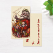 Vintage Kerstmis, Victoriaans kerstspeelgoed Visitekaartjes (Bureau)