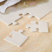 Vintage Kerstmis, Victoriaans meisje met Holly Legpuzzel (Zijkant)