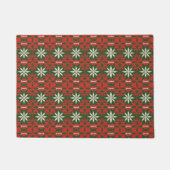 Vintage Kerstmis/winter gevlekt Deurmat (Voorkant)
