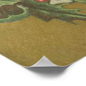 Vintage kerstmis, wintercabine poster (Hoek)