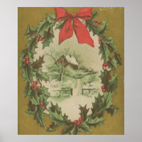 Vintage kerstmis, wintercabine