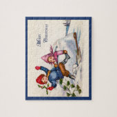 Vintage Kerstmis Wish Puzzle Legpuzzel (Verticaal)