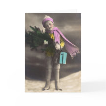 Vintage Kerstmis Wonderland Boy Tree Decorations