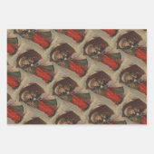 Vintage Kerstmisdecor | Inpakpapier Vel (Voorkant 2)