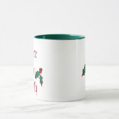 Vintage Kerstmug 'Vrede Op Aarde' Mok (Midden)