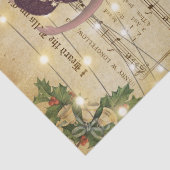 Vintage-kerstmuziek en Ballerina Tissuepapier (Detail)