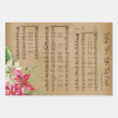 Vintage kerstmuziek — Papieren vellen ompakken (Voorkant)