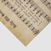 Vintage-kerstmuziek Tissuepapier (Detail)