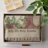 Vintage-kerstmuziek Tissuepapier (Geschenk)