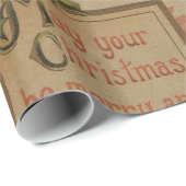 Vintage-kerstmuziekblad Sheet Holiday Cadeaupapier (Rol Hoek)