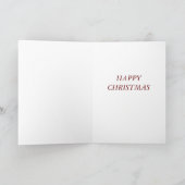 VINTAGE-kerstNATIVITEIT Feestdagen Kaart (Binnen)