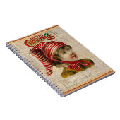 Vintage-kerstNotitieboek Notitieboek (Rechterzijde)