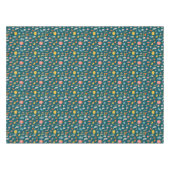 Vintage kerstOrnamenten Patroon Tafelkleed (Voorkant (Horizontaal))