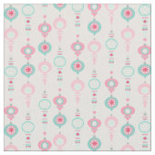 Vintage kerstOrnamenten  roze feestdag Stof (Close Up)