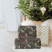 Vintage-kerstpatroon Cadeaupapier