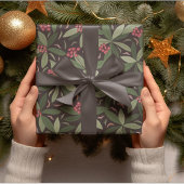 Vintage-kerstpatroon Cadeaupapier