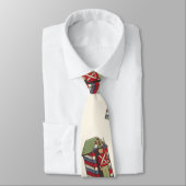 Vintage kerstpatroon, Nutcracker Speelgoed Soldier Stropdas (Gebonden)