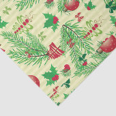 Vintage-kerstpatroon Tissuepapier (Detail)