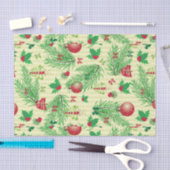 Vintage-kerstpatroon Tissuepapier (Craft)