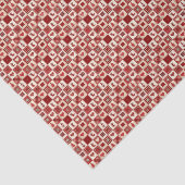 Vintage-kerstquilt patroon tissuepapier (Detail)