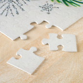 Vintage kerstretro snoeppuzzel legpuzzel (Zijkant)