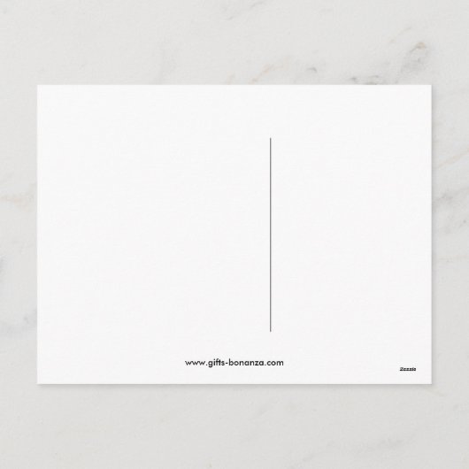 Vintage kerstscène briefkaarten (Achterkant)