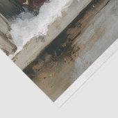 Vintage Kerstscène Mason Jars Decoupage Tissuepapier (Detail)