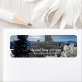 Vintage kerstscènemabel etiket (Insitu)