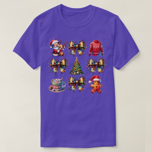 Vintage Kerstshirt T-shirt (Design voorkant)