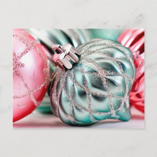 Vintage kerstsierBriefkaarten Feestdagenkaart (Voorkant)