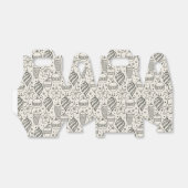 Vintage kerstsierfeestdag Gable Bedankdoosjes (Uitgevouwen)