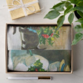 Vintage kerstsnowman-kattenweefsel tissuepapier (Geschenk)