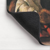 Vintage-kerstspeelgoed, Doll en Teddy Bear Muismat (Hoek)