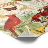 Vintage kerstspeelgoed poster (Hoek)