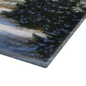 Vintage kerststaartwarensnijbord snijplank (Hoek)