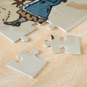 Vintage kerststijl legpuzzel (Zijkant)