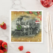 Vintage-kerststoomtrein Servet (Insitu)