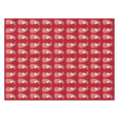 Vintage kersttaartenmaker tafelkleed (Voorkant (Horizontaal))