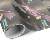 Vintage kersttaspels omslagpapier cadeaupapier (Rol Hoek)