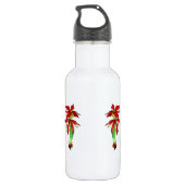 Vintage kersttassen waterfles (Achterkant)