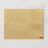 Vintage-kersttelegram () briefkaart (Achterkant)