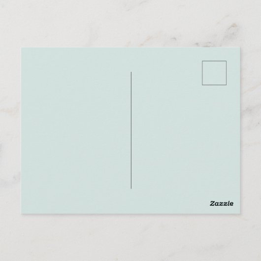 Vintage kersttram in de sneeuw briefkaart (Achterkant)